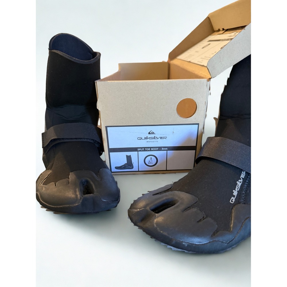 Quiksilver Split Toe Boot 3mm Mens Wetsuit Boots‎ Surf Dive Kayak Size 5